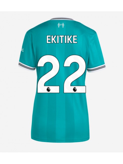 Liverpool Hugo Ekitike #22 Ausweichtrikot für Frauen 2025-26 Kurzarm Liverpool Hugo Ekitike #22 Ausweichtrikot für Frauen 2025-26 Kurzarm